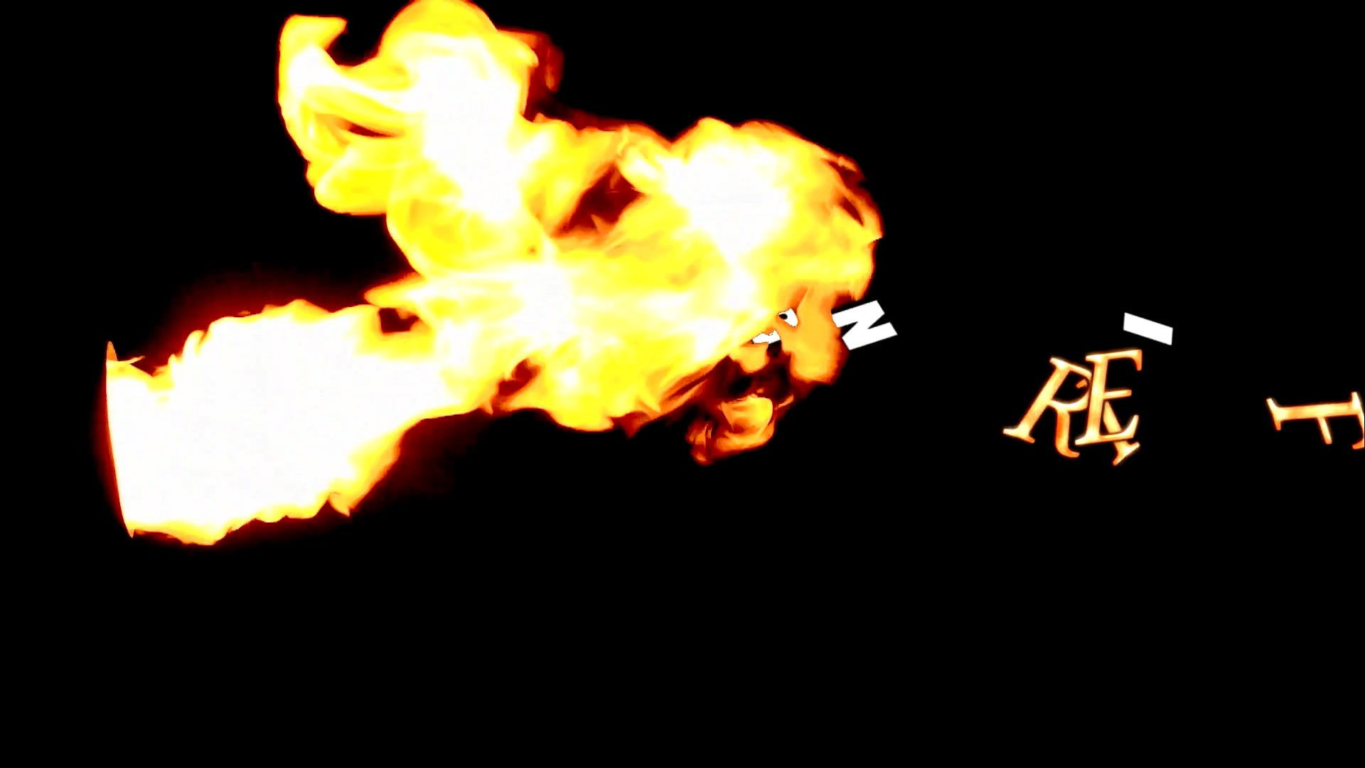 Group B - Riding Balls of Fire Background