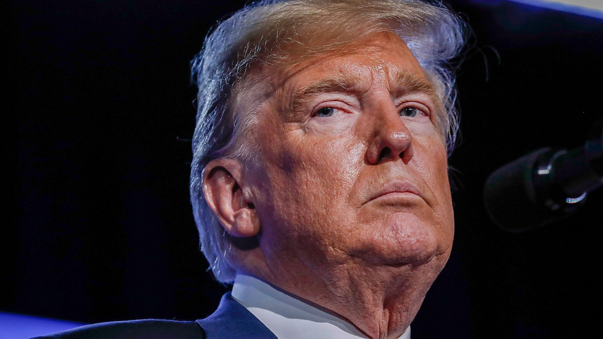 Trump Takes On the World Background