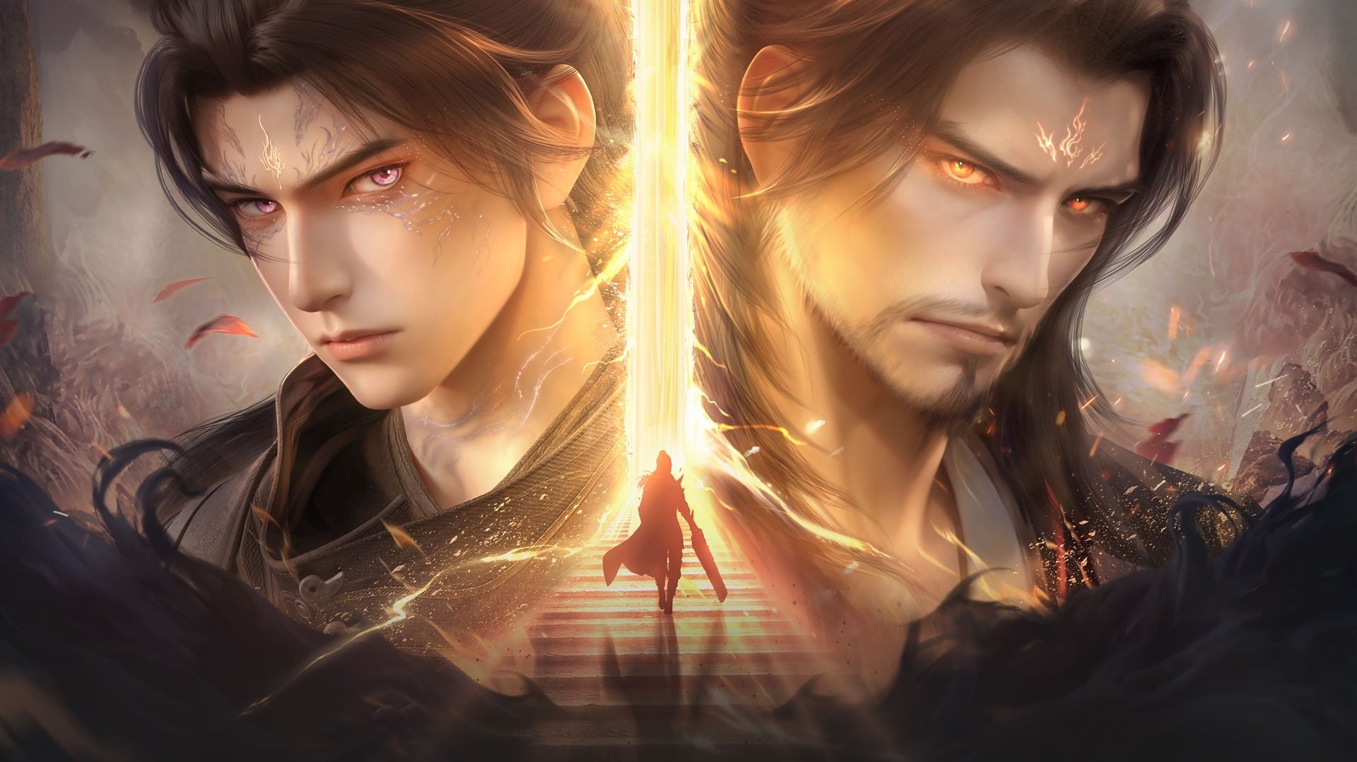 Fights Break Sphere Background