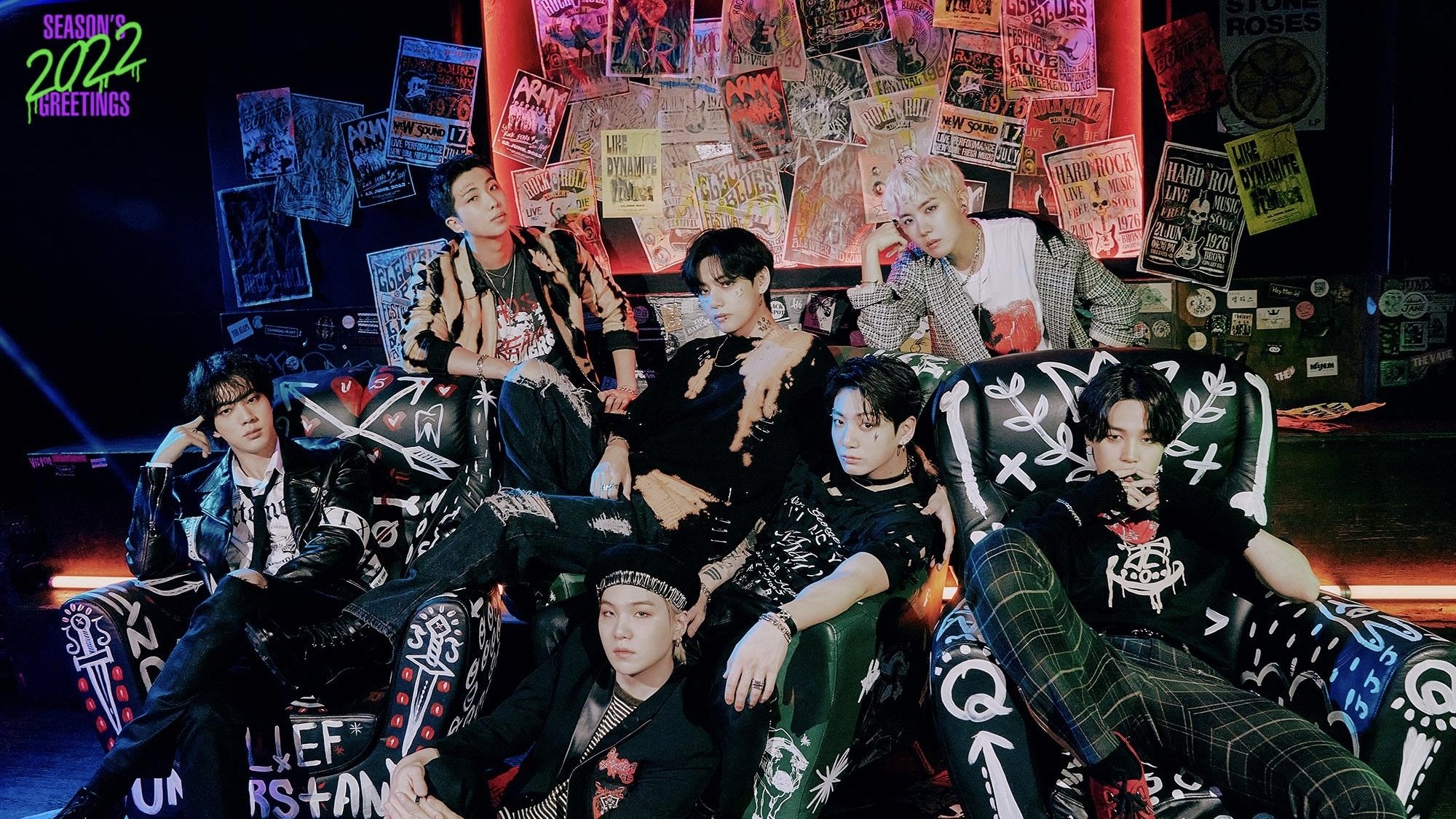 BTS 2022 Season's Greetings Background