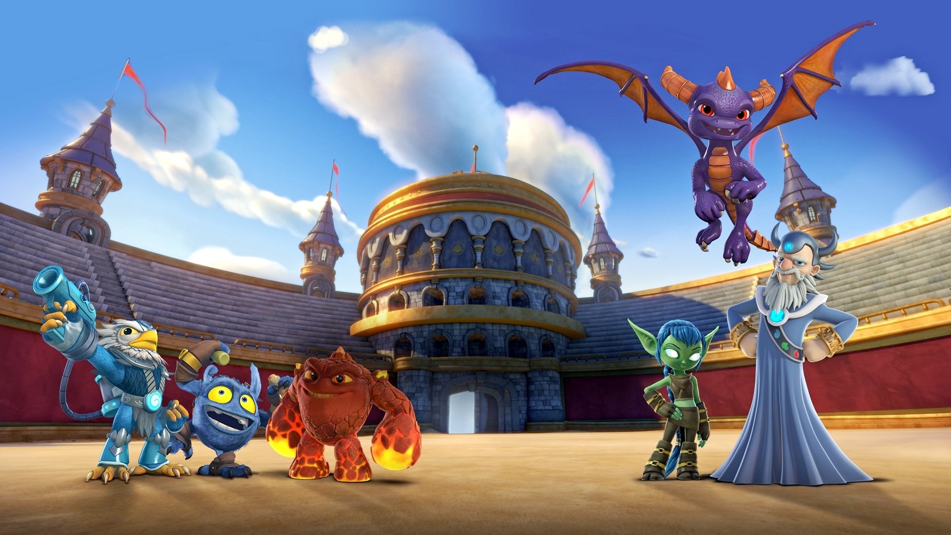 Skylanders Academy Background