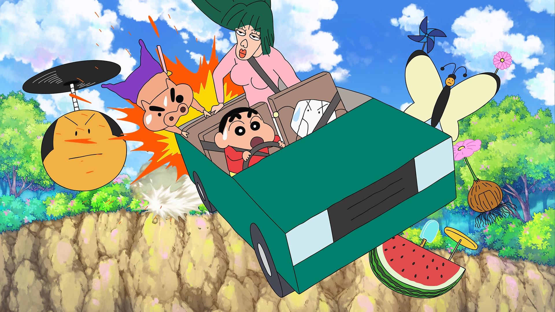 Crayon Shin-chan: Crash! Scribble Kingdom and Almost Four Heroes Background