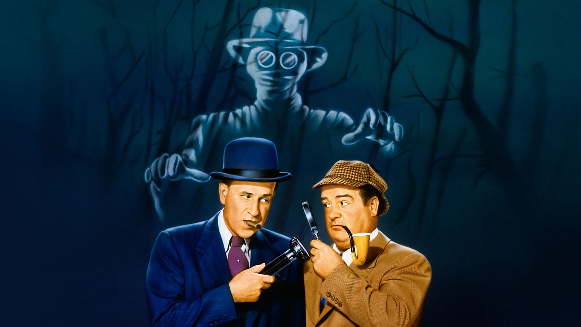 Bud Abbott and Lou Costello Meet the Invisible Man Background