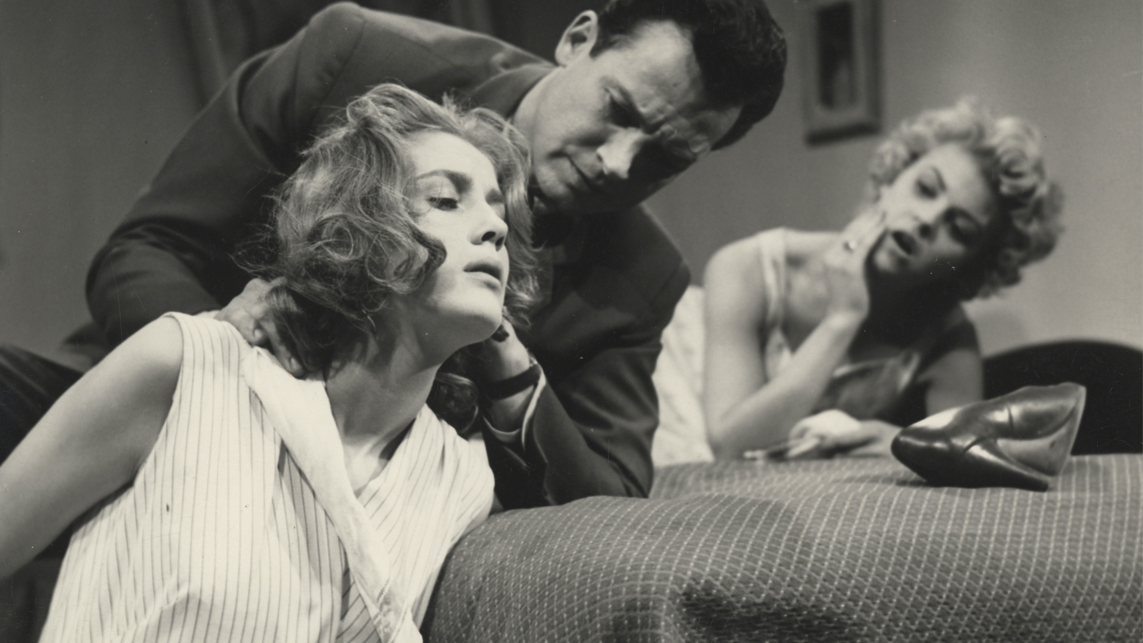 Blonde in Bondage Background