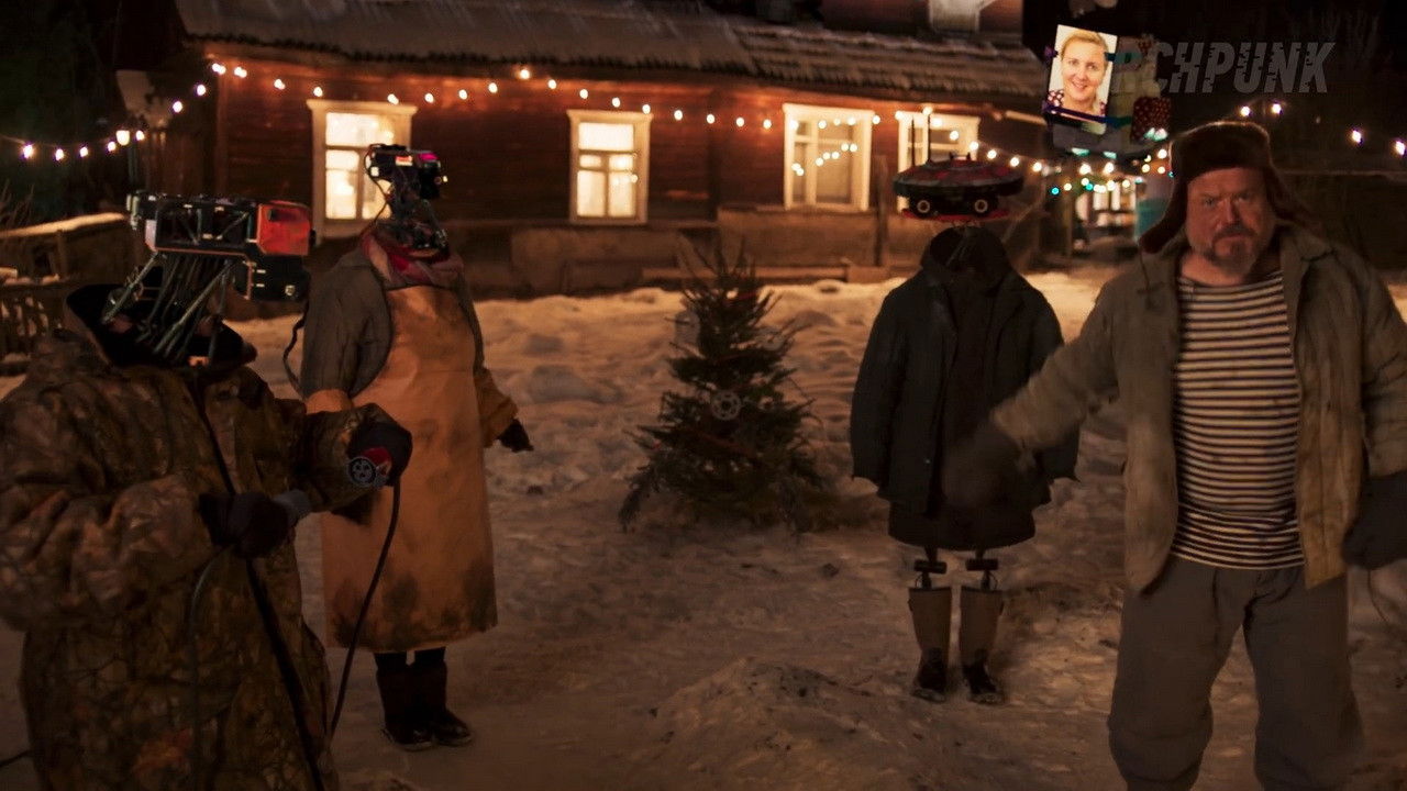 Russian Cyberfarm New Year Special Background