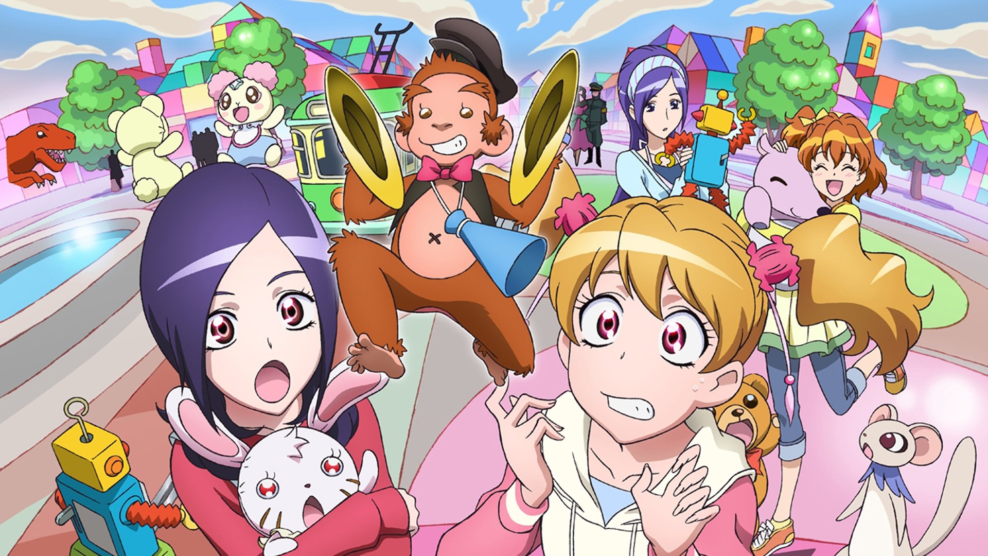 Fresh Precure! Movie: The Kingdom of Toys has Lots of Secrets!? Background