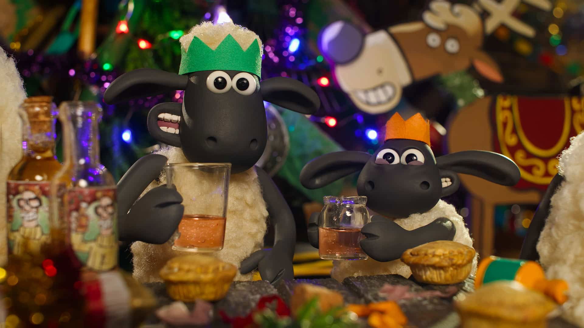 L'Incroyable Noël de Shaun le Mouton et de Timmy Background
