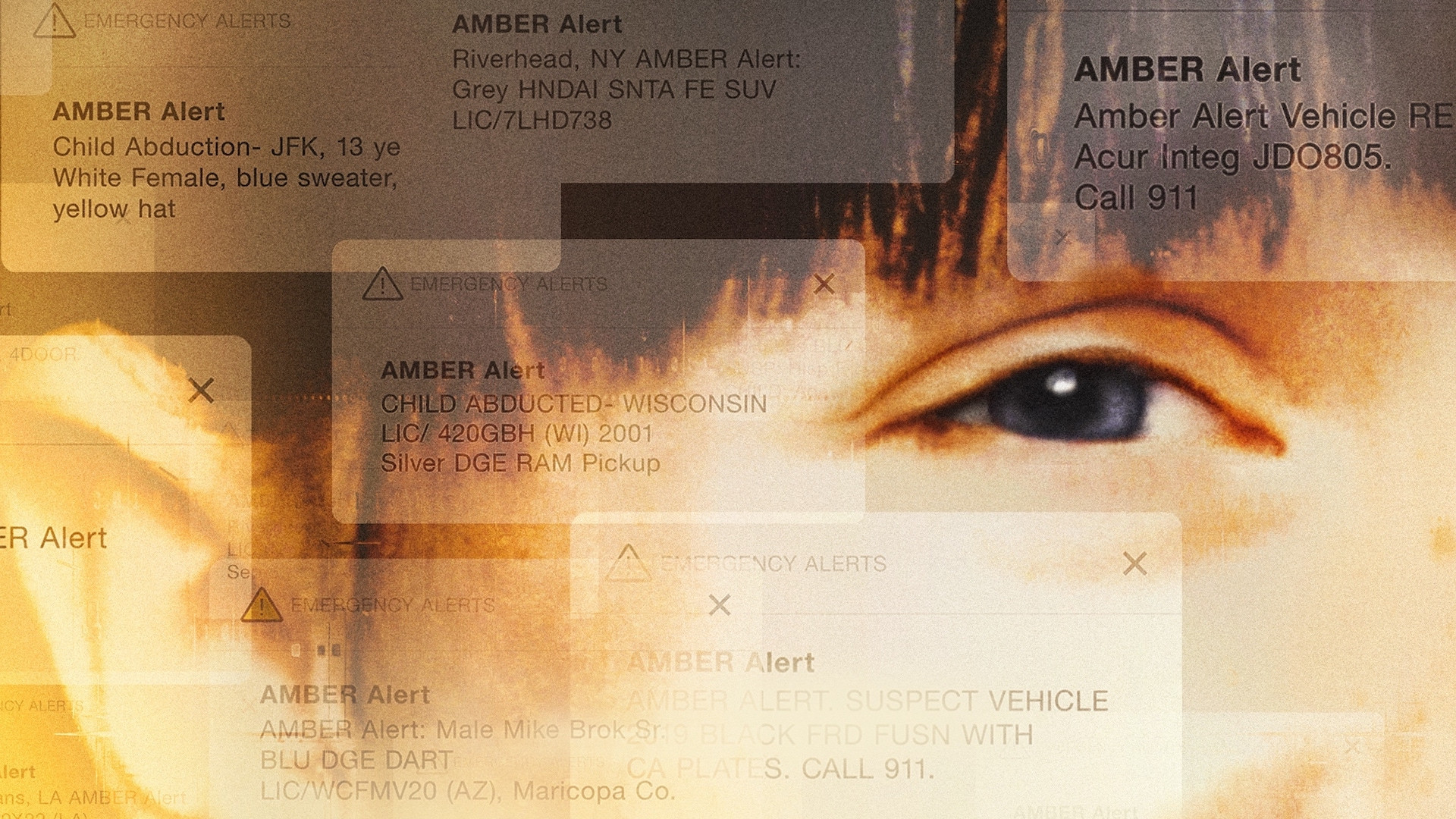 Amber: The Girl Behind the Alert Background