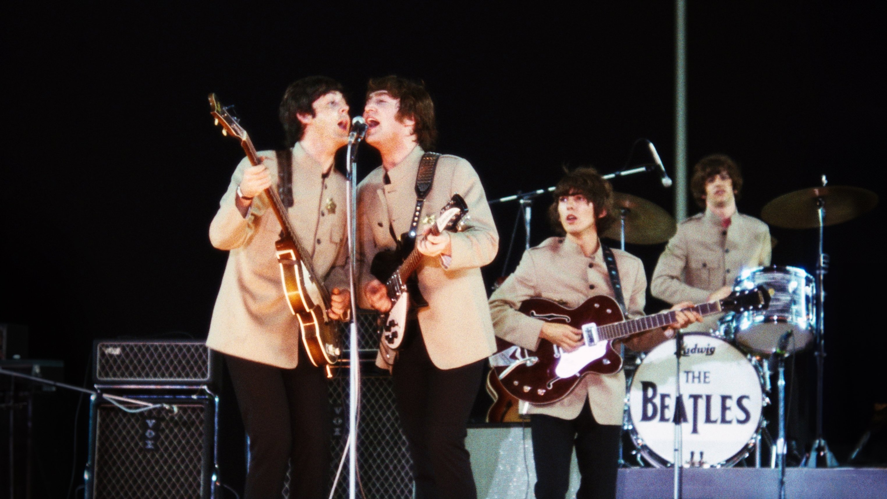 The Beatles at Shea Stadium Background
