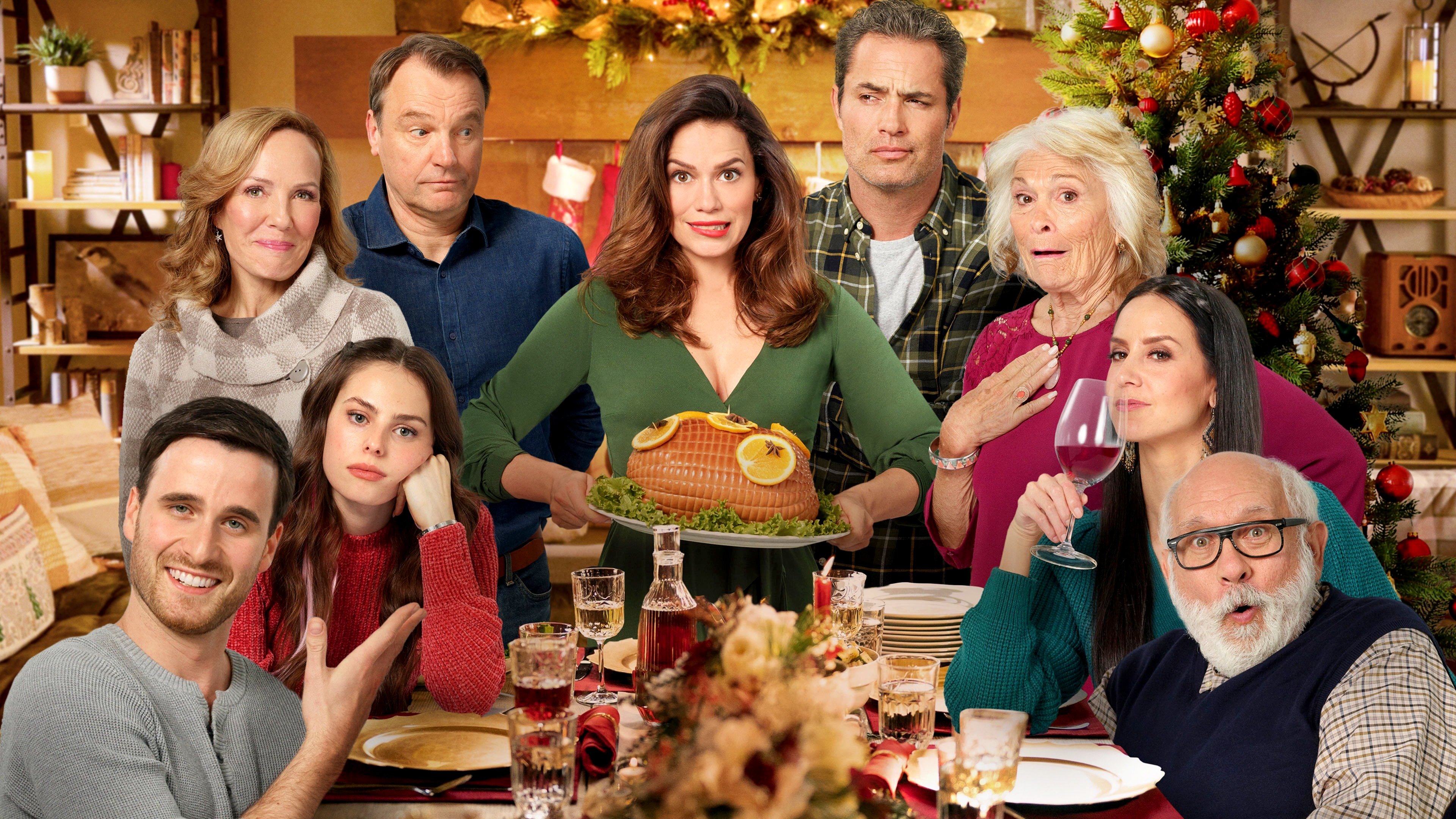 Five Star Christmas Background