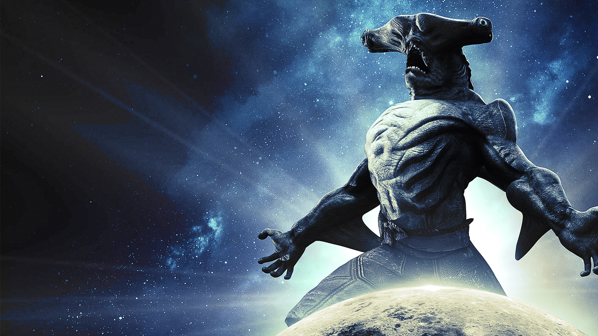 Shark Side of the Moon Background