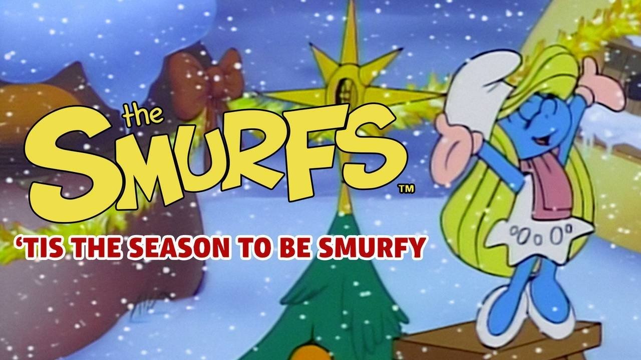 The Smurfs: 'Tis the Season to Be Smurfy Background