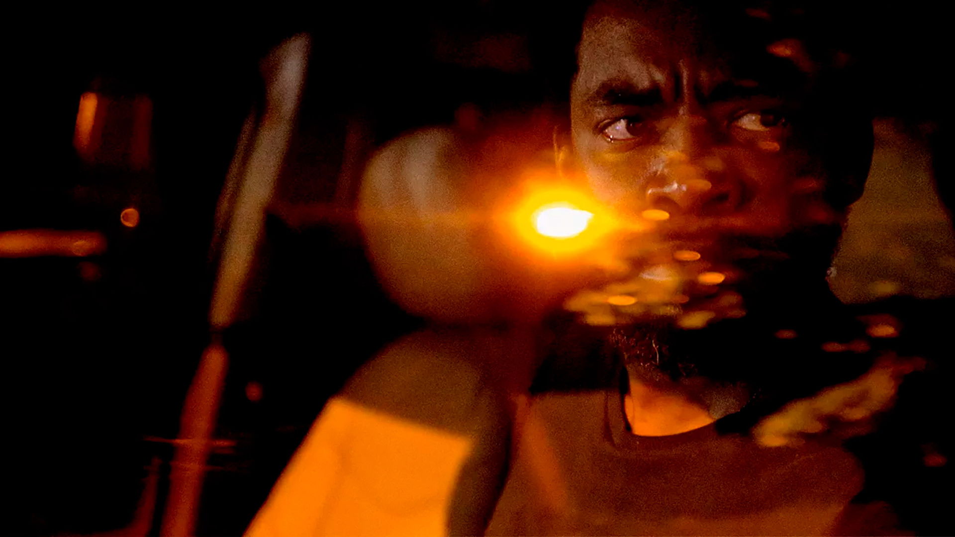 Burning Night Background