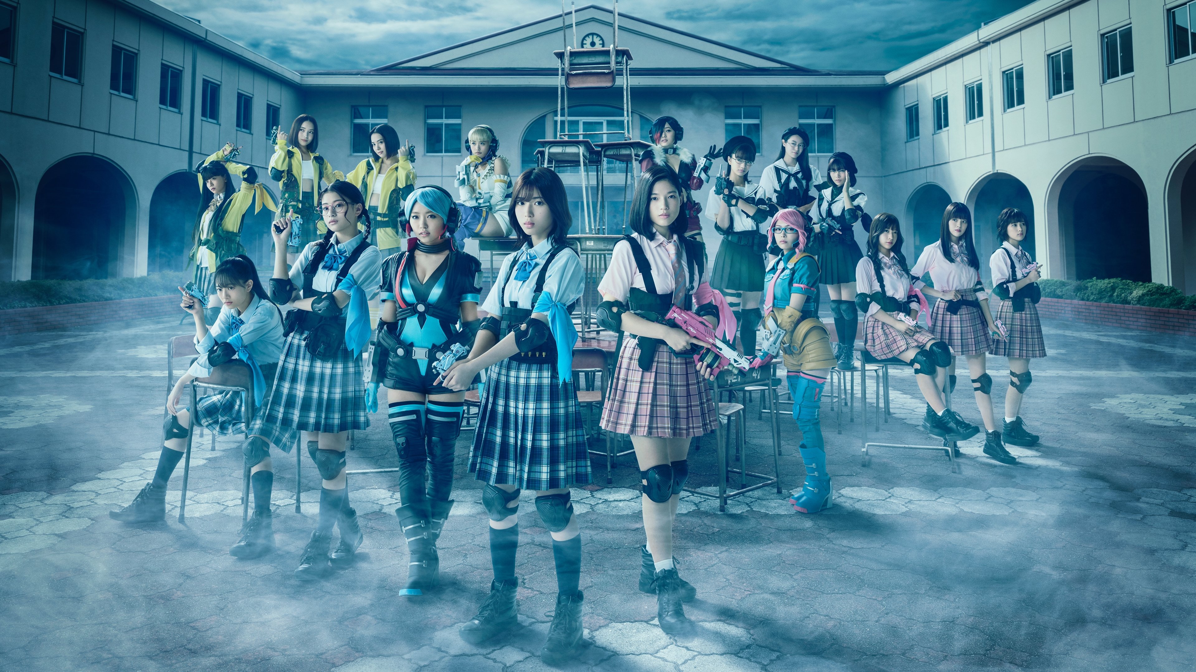 Girl Gun Lady Background