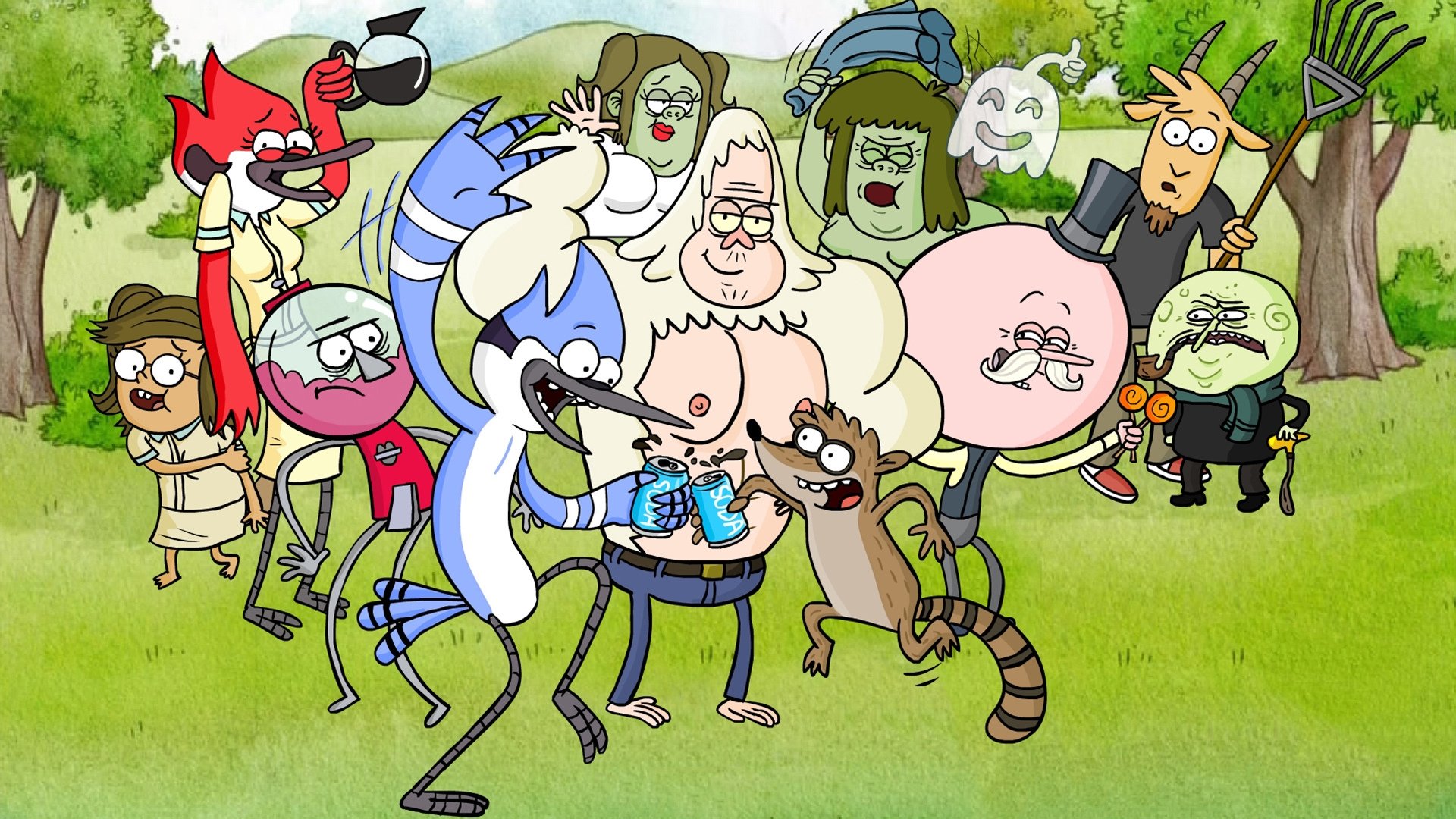 Regular Show Background