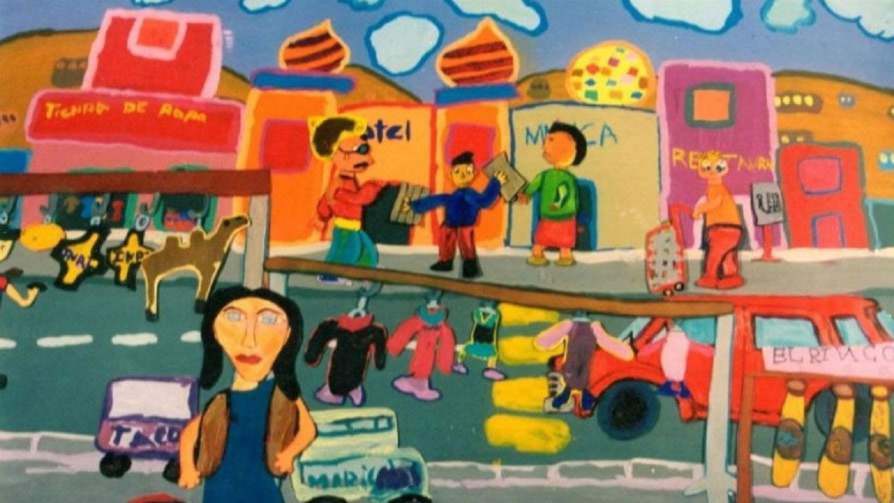 Un brinco pa'allá Background