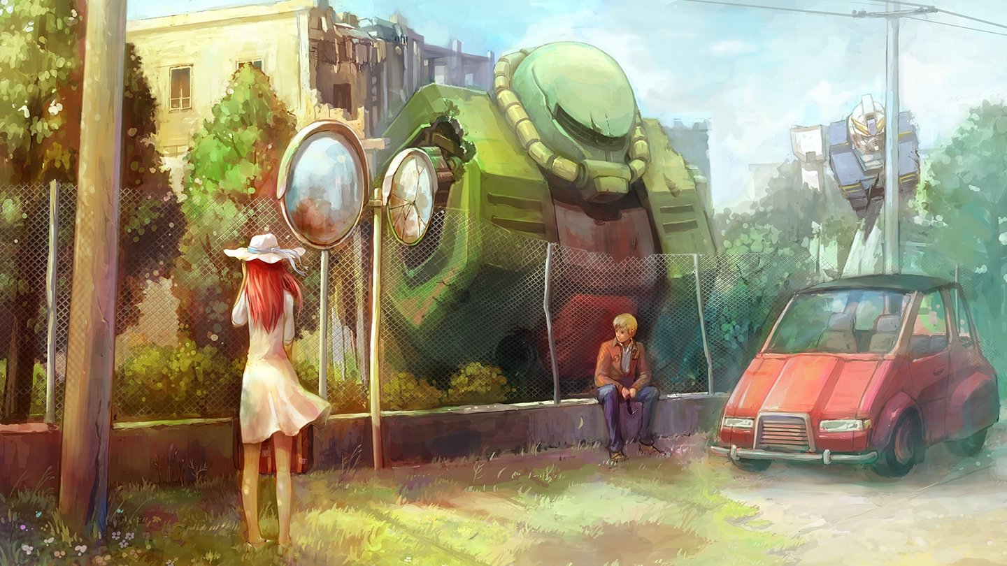 Mobile Suit Gundam 0080: War in the Pocket Background