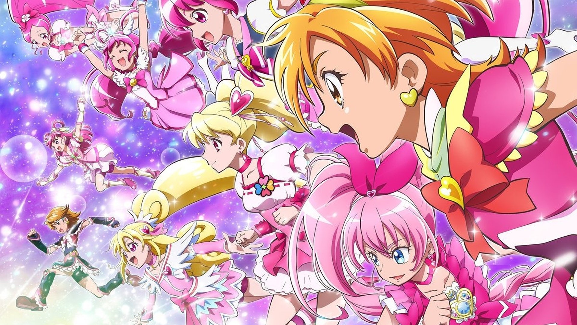 Pretty Cure All Stars F Background