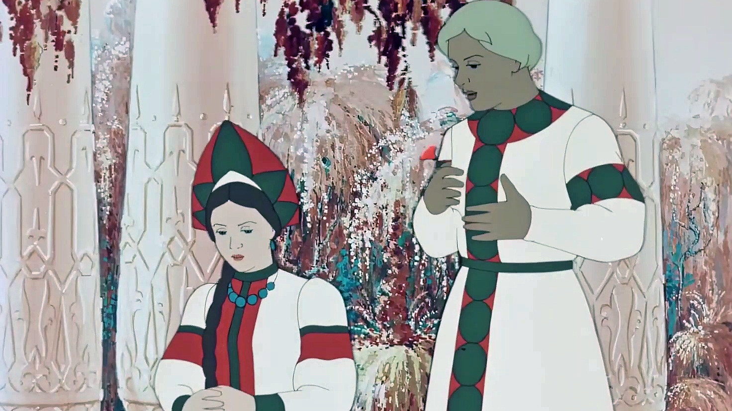 The Scarlet Flower Background