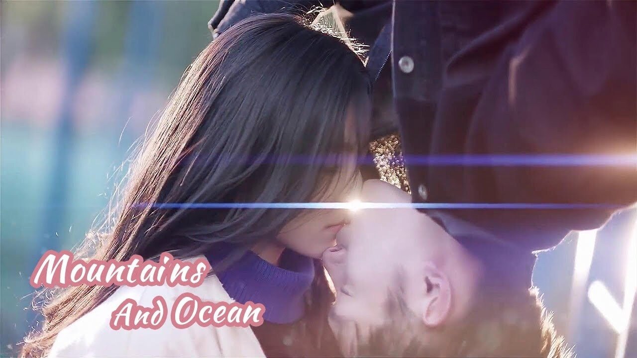 Mountains and Ocean Background