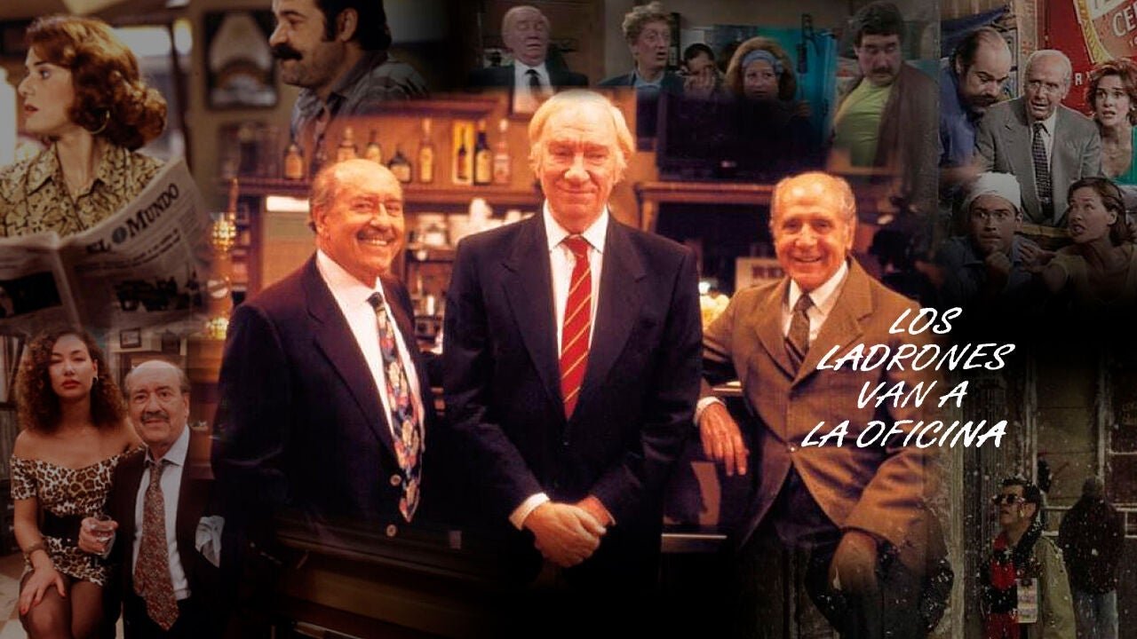 Los ladrones van a la oficina Background
