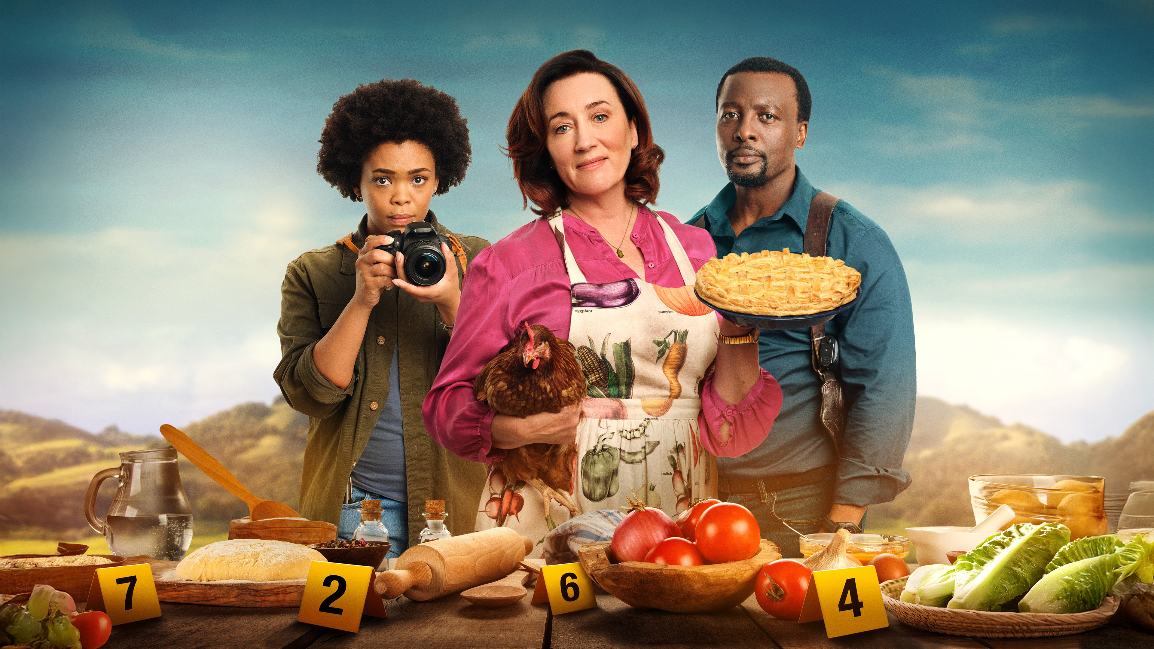 Recipes for Love and Murder Background