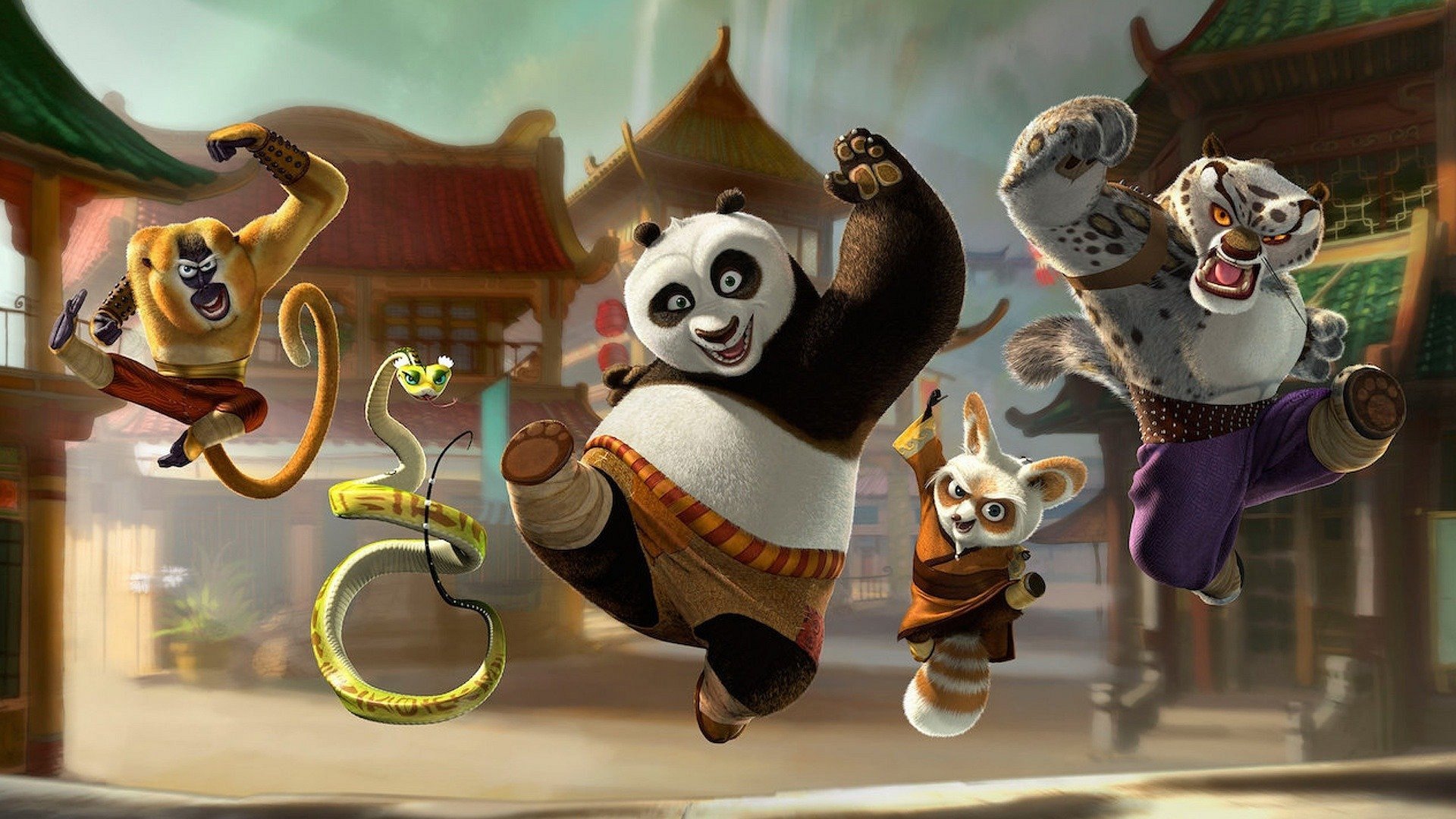 Kung Fu Panda: Legends of Awesomeness - Good Croc, Bad Croc Background