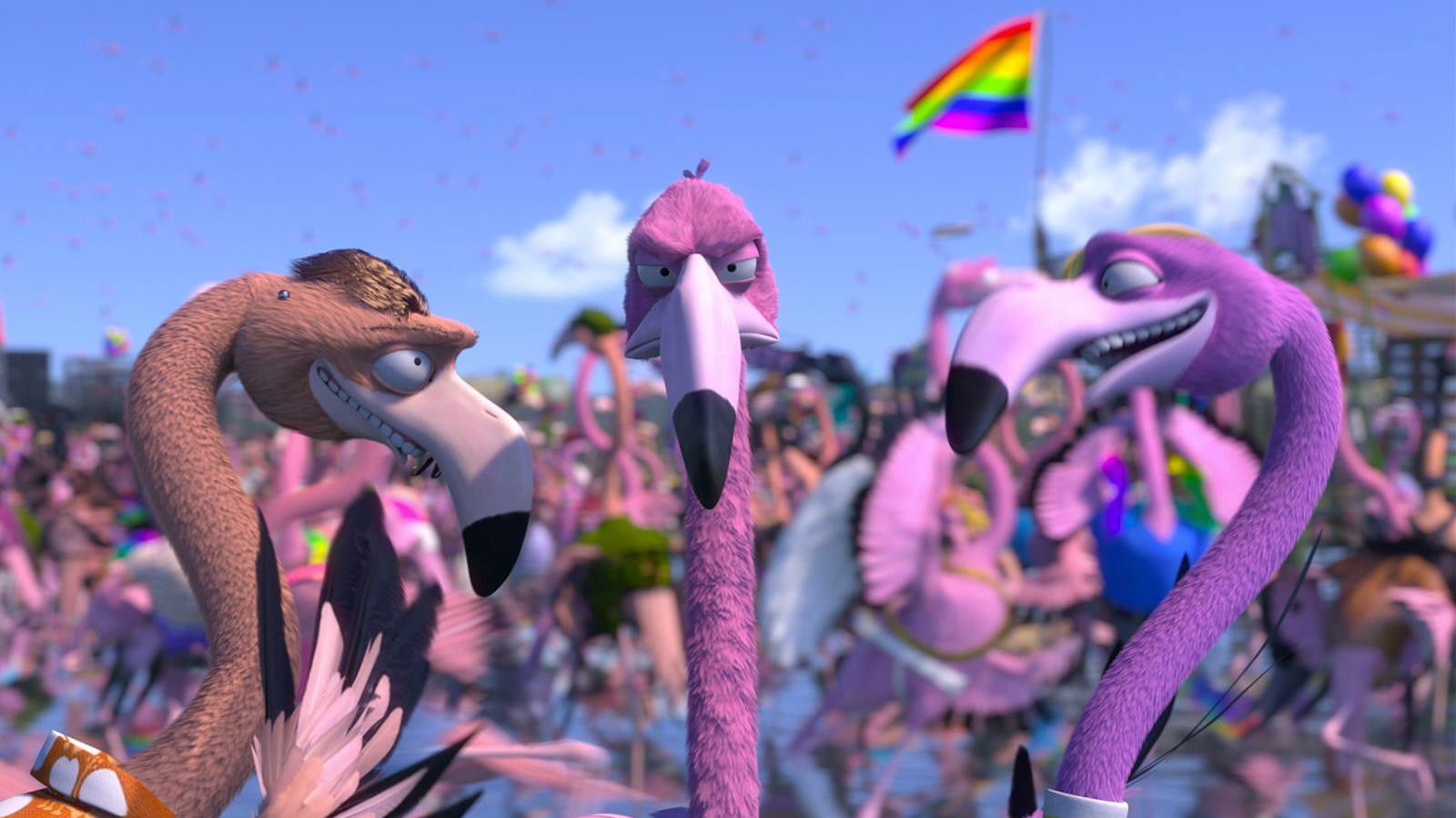 Flamingo Pride Background