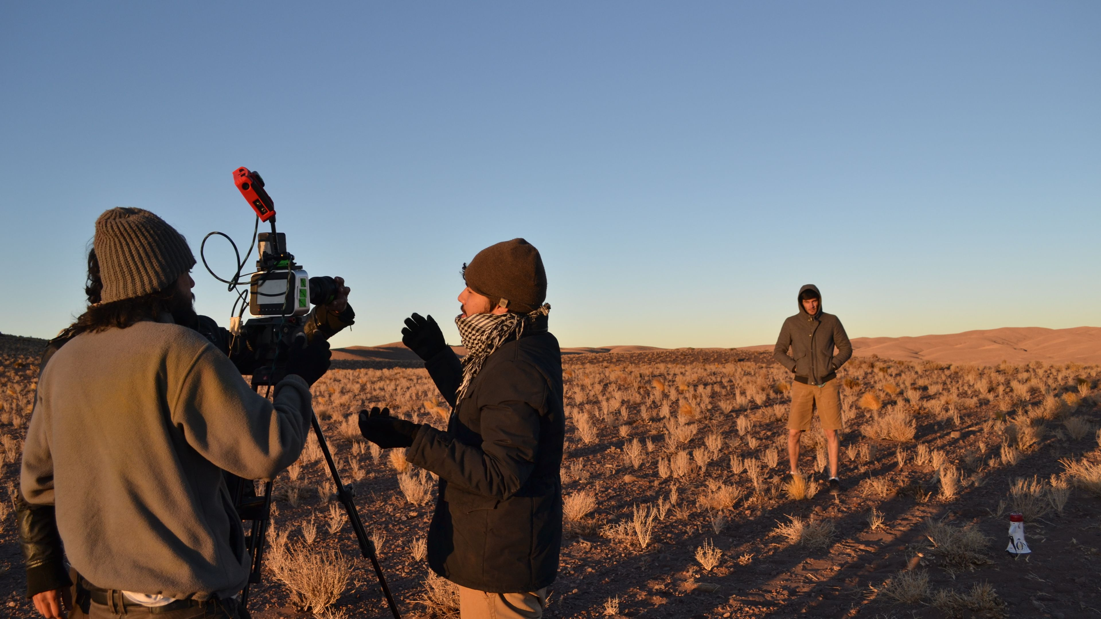 Una película con suerte Background