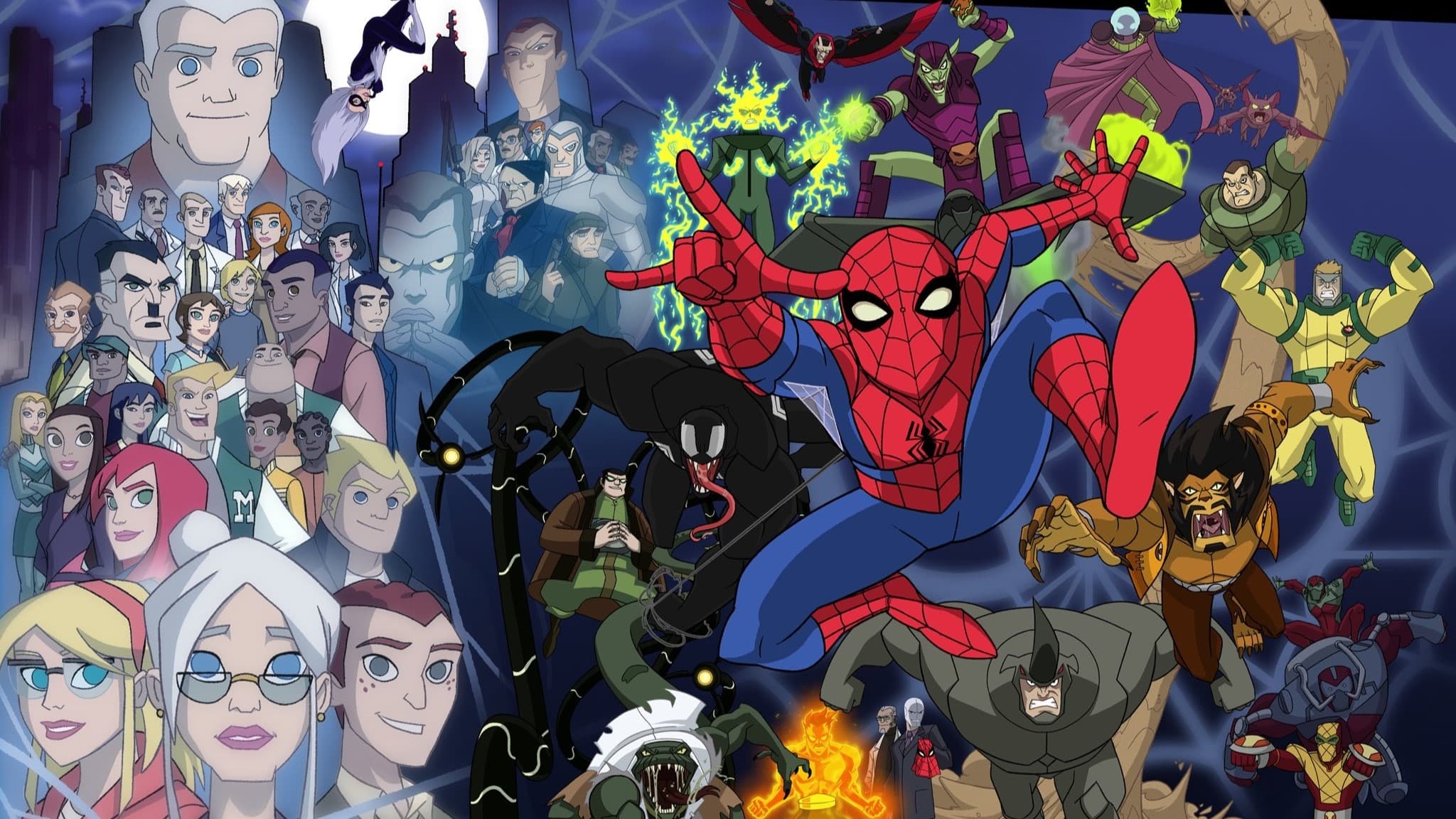 The Spectacular Spider-Man Background