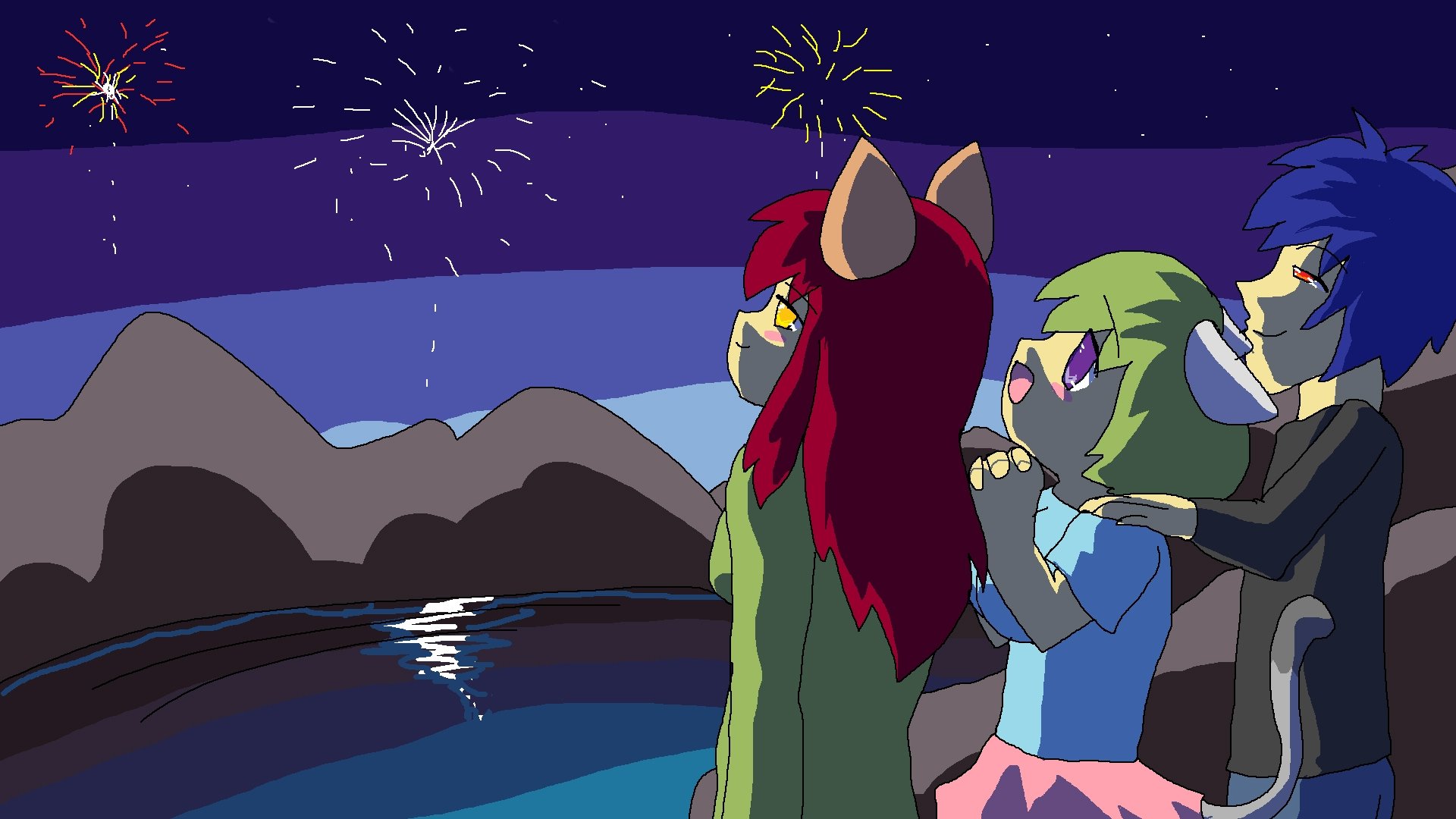 Nyan~ Neko Sugar Girls Background