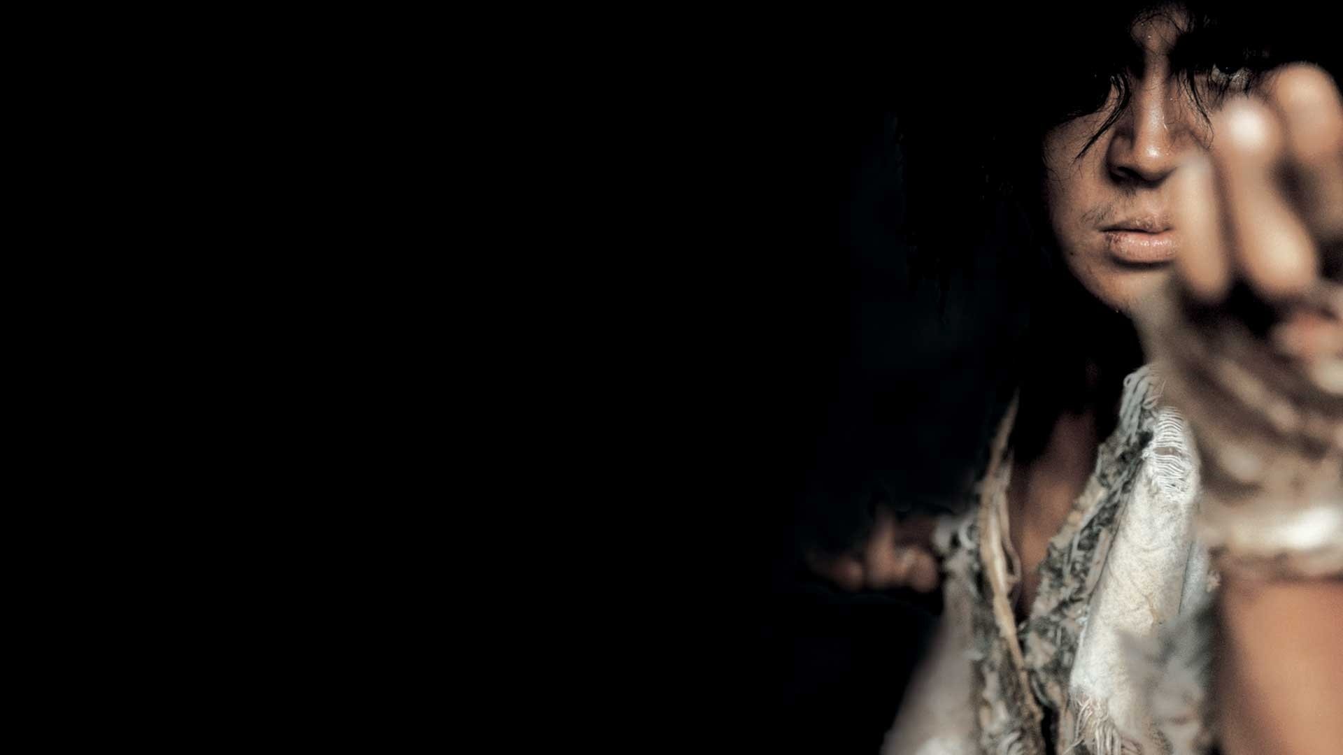 Fighter in the Wind Background