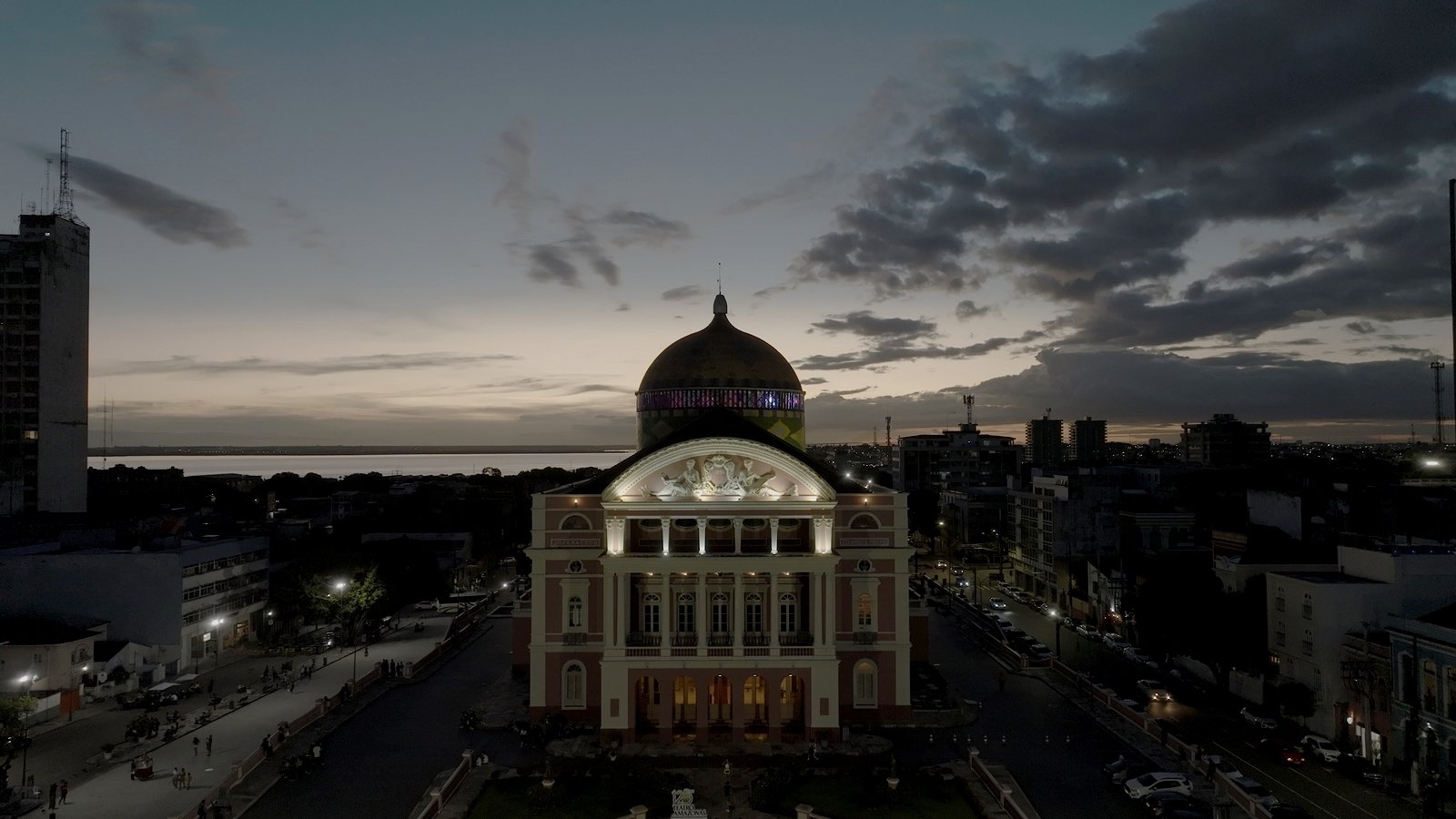 Teatro Amazonas: The Art of Sound and Nature Background