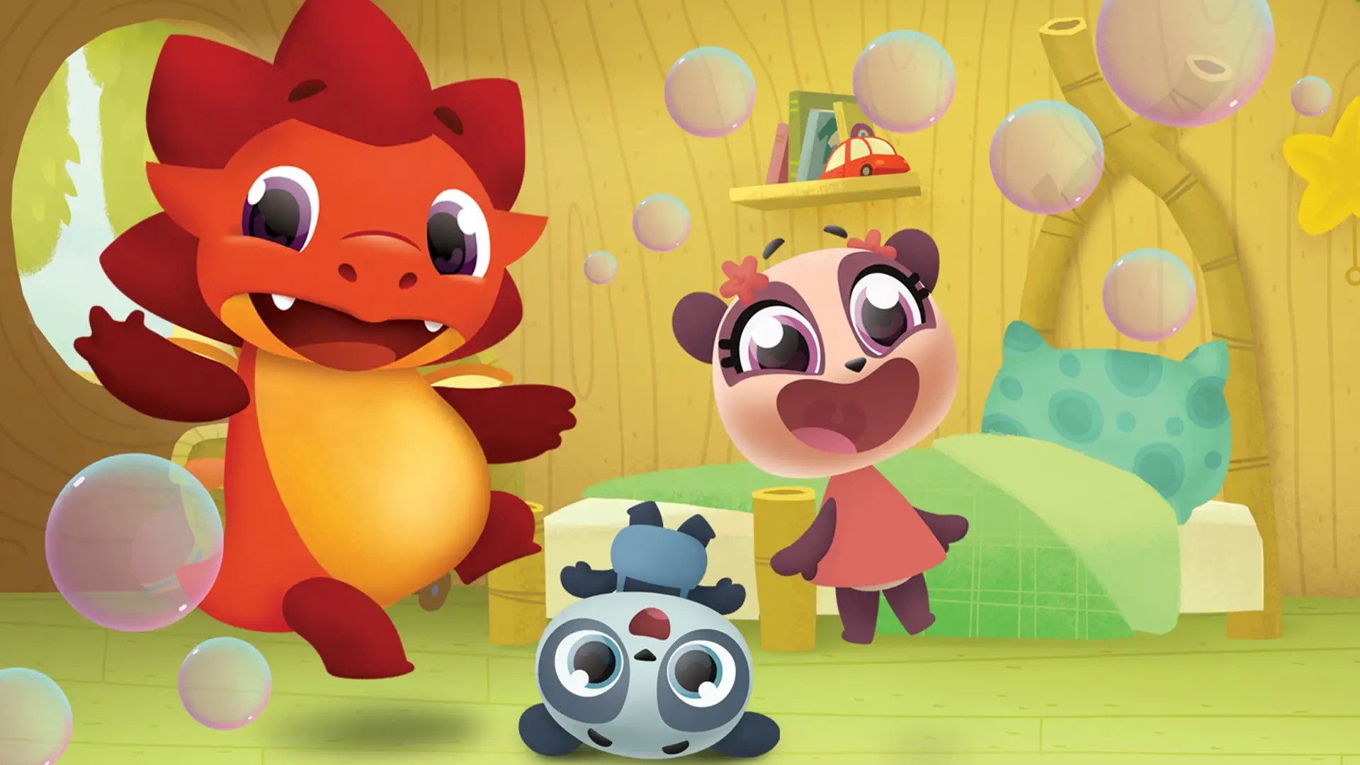 Tommy the Little Dragon Background