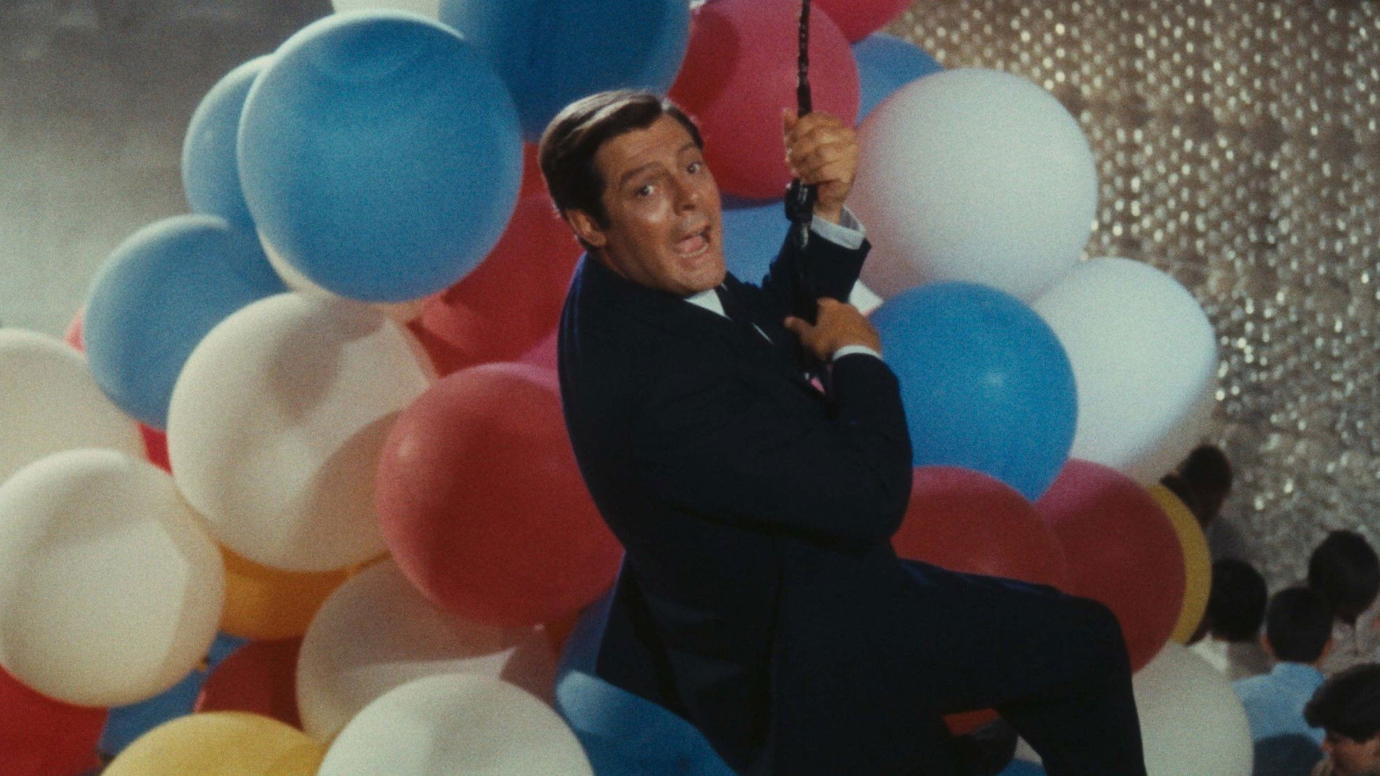 The Man with the Balloons Background