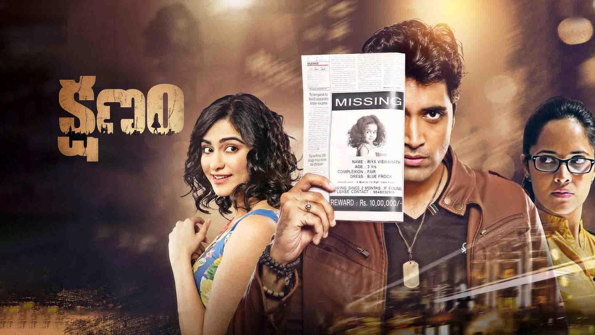 Kshanam Background
