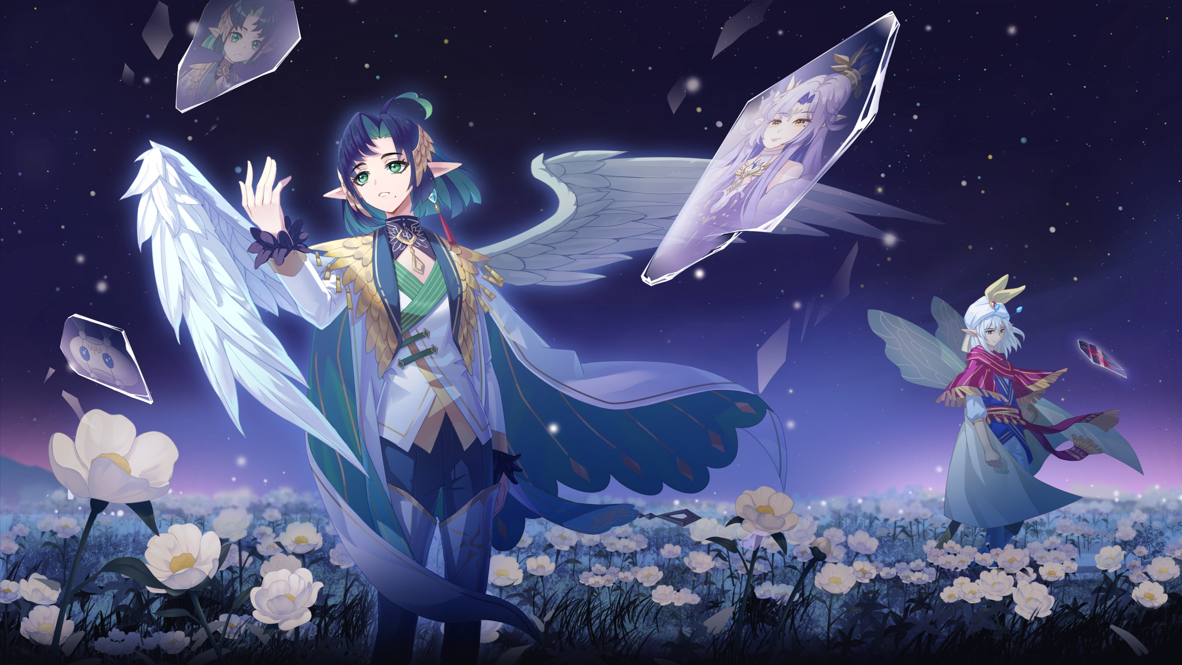 Flower Fairy Background