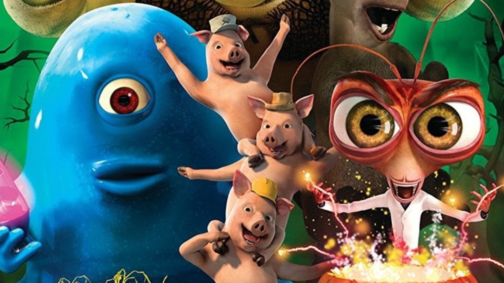 Shrek's Thrilling Tales Background