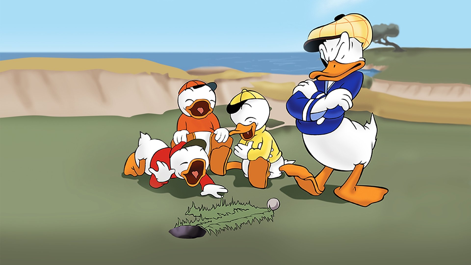 Donald's Golf Game Background
