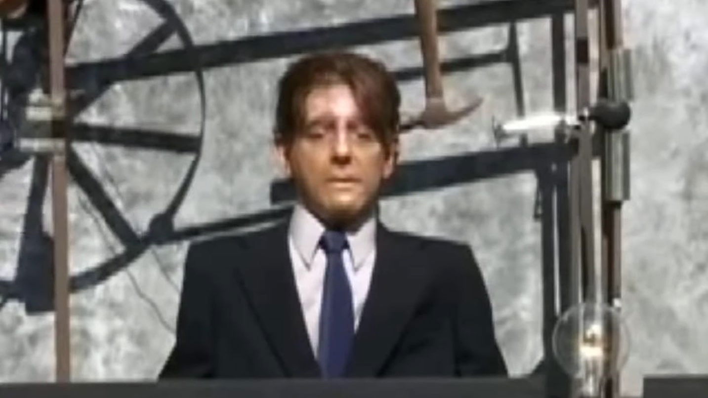 Head with Hammer Background