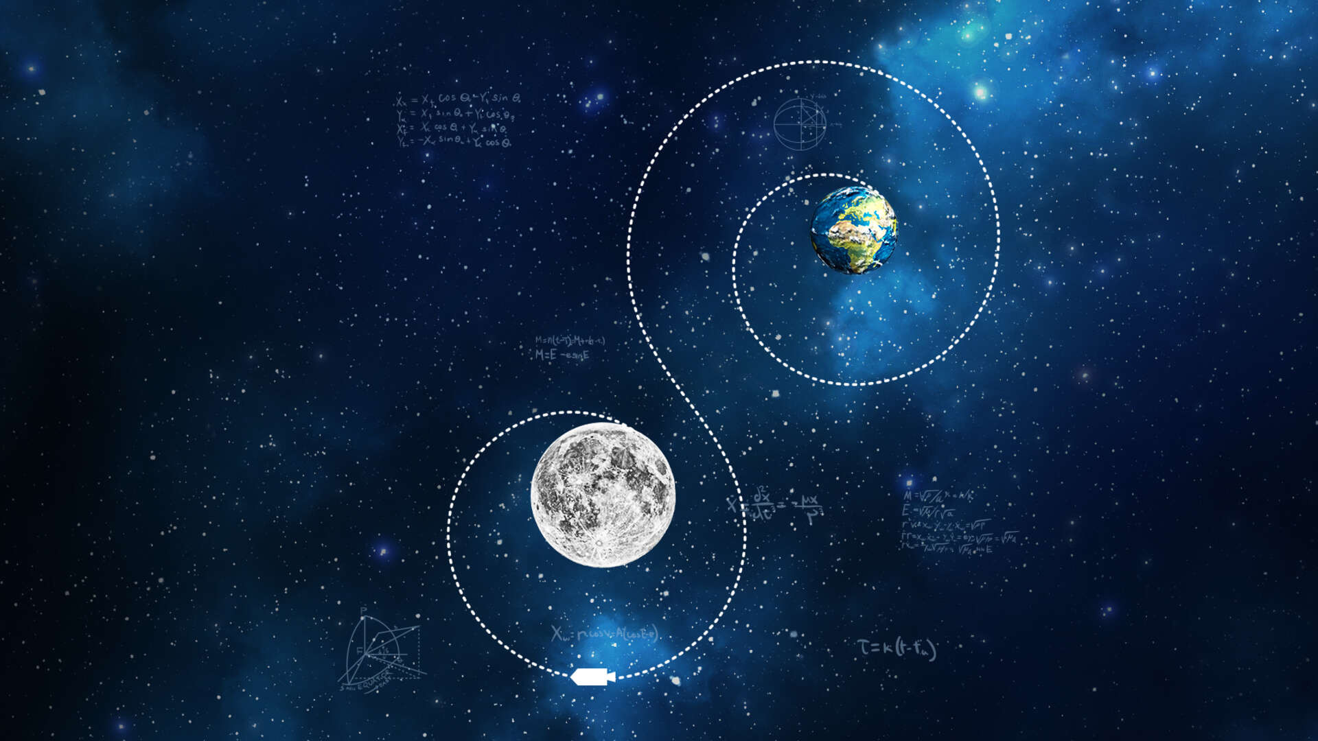 Apollo's Moon Shot Background