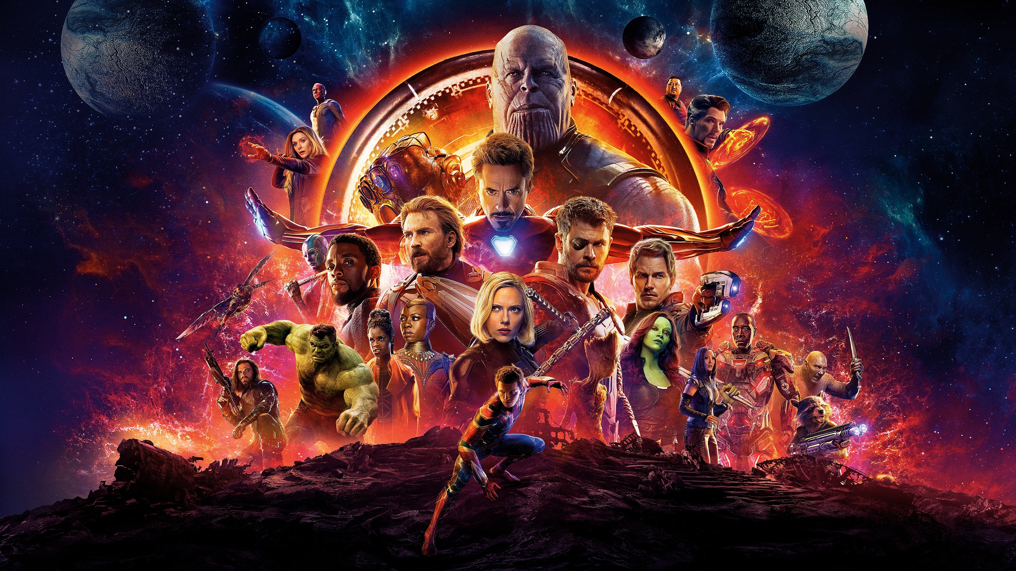 Avengers: Infinity War Background