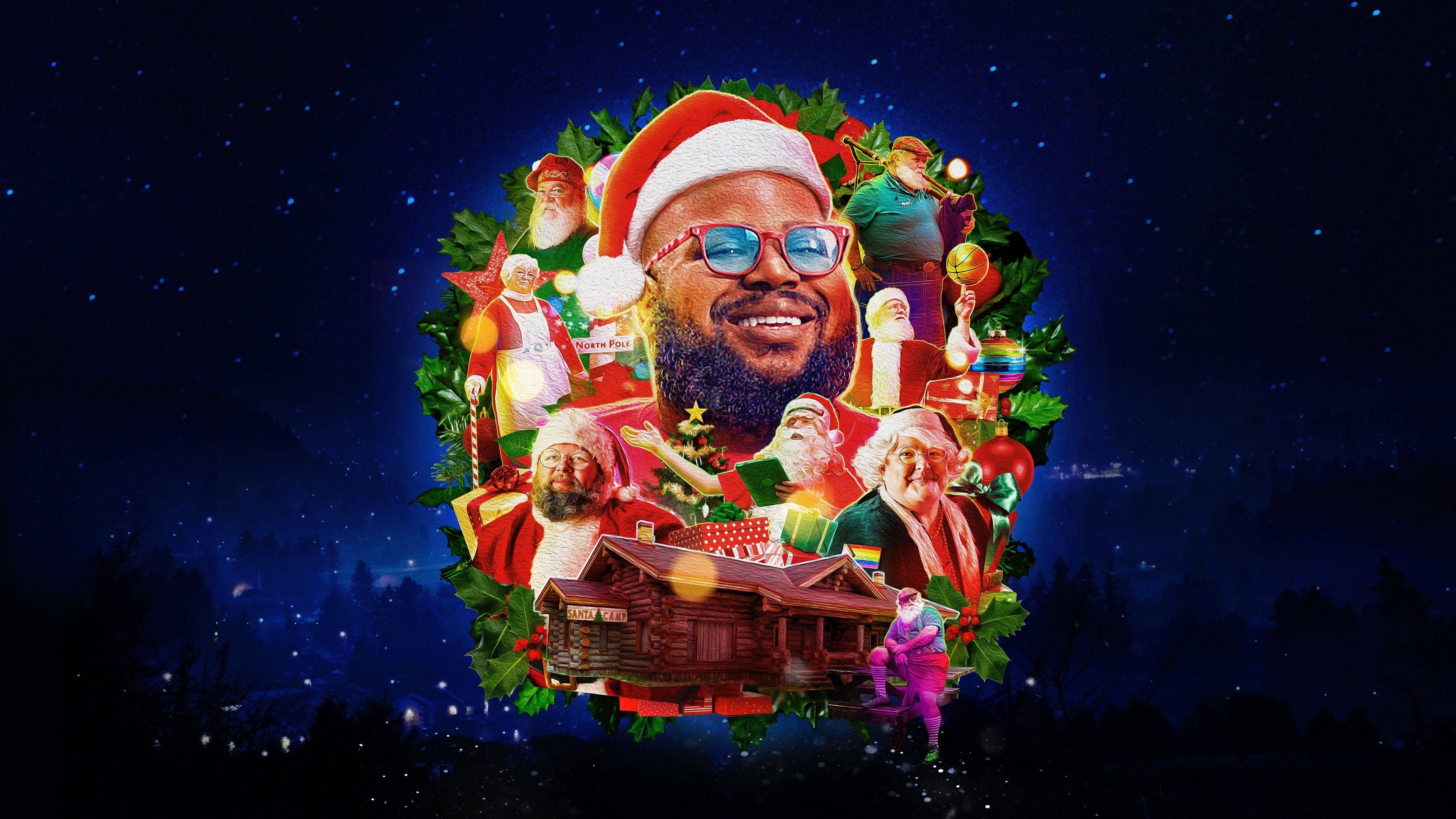 Santa Camp Background