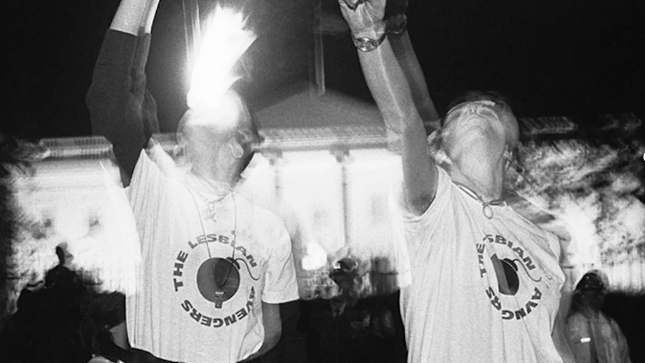 Lesbian Avengers Eat Fire Too Background