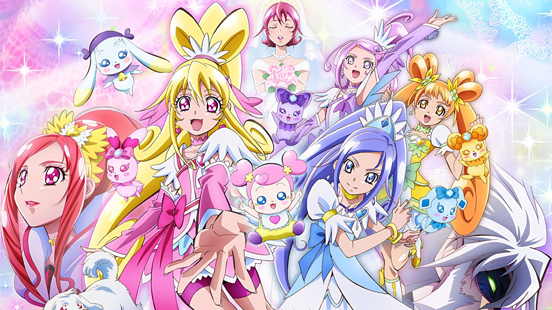 Dokidoki! Pretty Cure the Movie: Memories for the Future Background