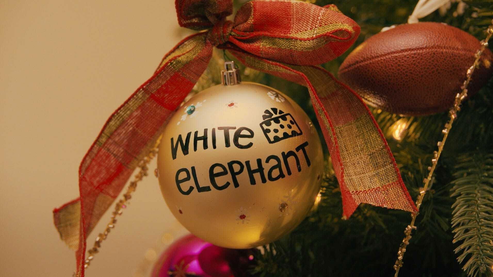 White Elephant Background