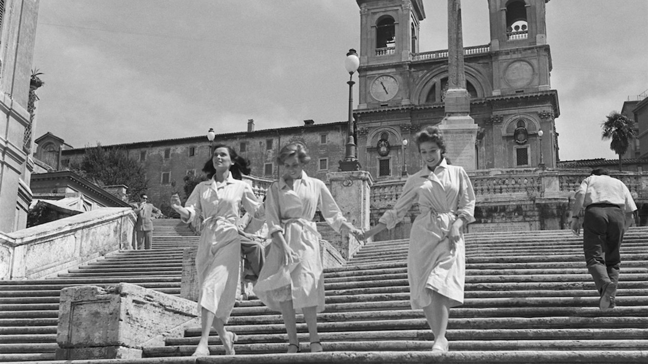 Three Girls from Rome Background