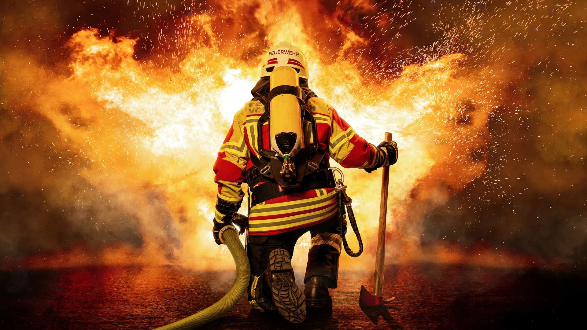 112: Feuerwehr im Einsatz Background