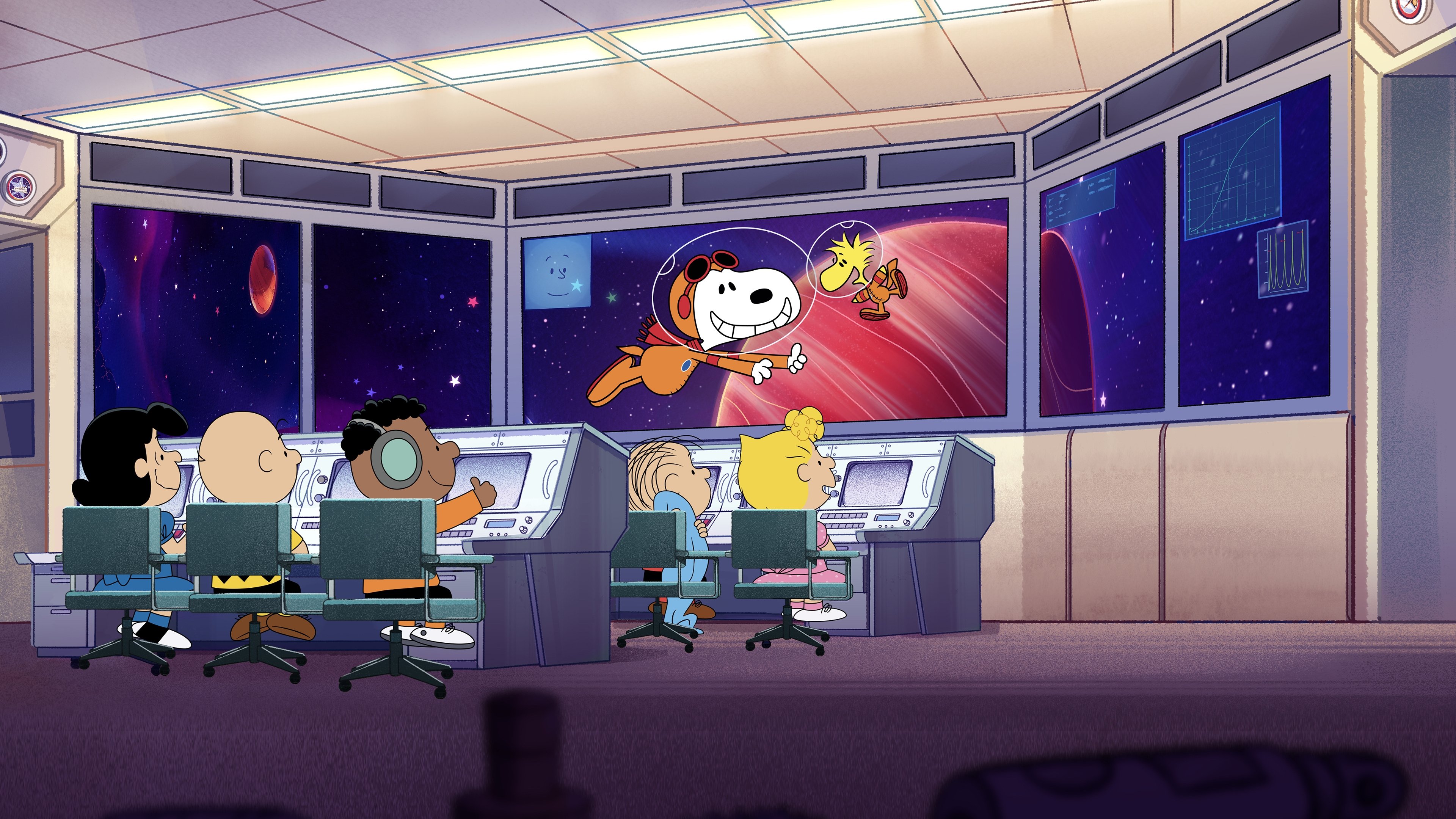 Snoopy in Space: The Search for Life Background