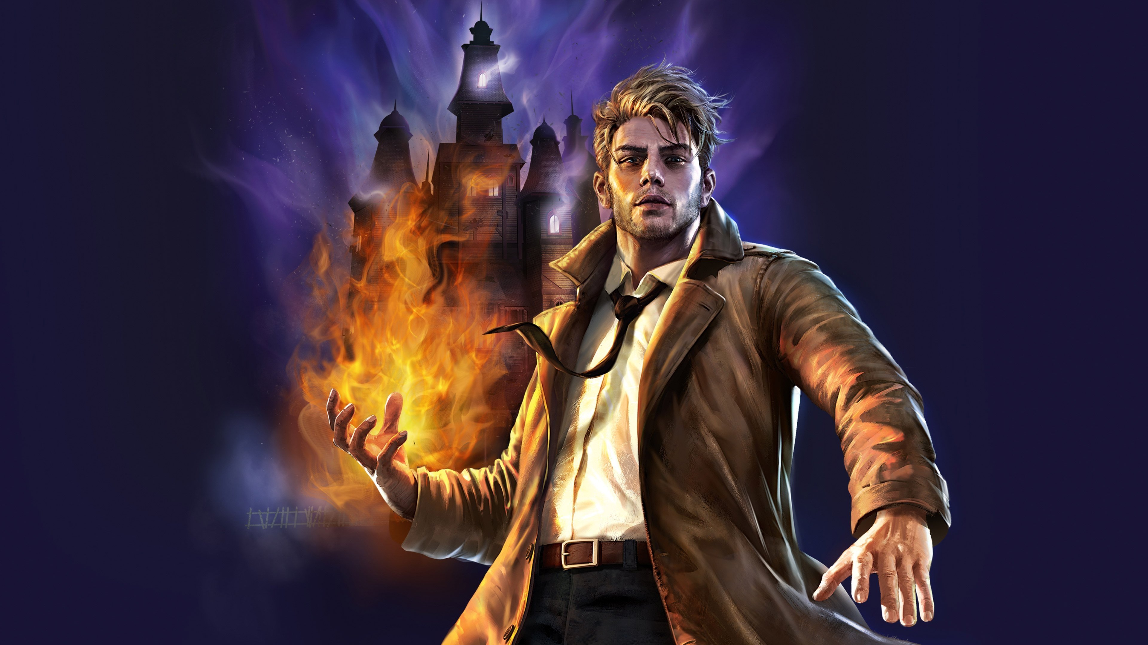 DC Showcase - Constantine: The House of Mystery Background